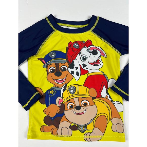 Nickelodeon Paw Patrol Long Sleeve Swim Rash Guard size 4 - Picture 2 of 6